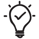 bulb, business, creative, creativity, idea, lamp, office svg vector icon