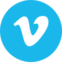 circle, round , video, vimeo svg vector icon