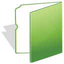 folder, green icon