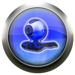blue,webcam,cam icon