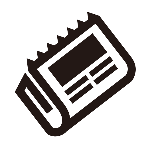 Newspaper svg vector icon