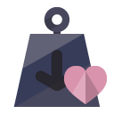 weight,heart icon