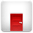 home, red icon