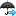 umbrella,arrow icon