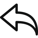 arrow, arrow back, back, left, previous, stroke arrow svg vector icon