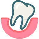 dental, dental treatment, dentist, dentistry, loose tooth, medical, tooth svg vector icon
