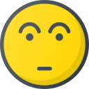 emoji, emote, emot, emot, wondering svg vector icon