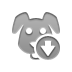 dog,down icon