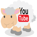 sheep, social network, youtube svg vector icon