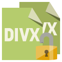 file,format,divx,lock,open icon