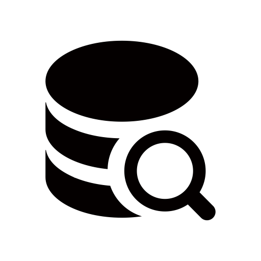Data Search svg vector icon