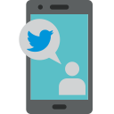 call, chat, message, mobile, phone, twitter svg vector icon