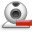 delete, webcam icon