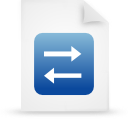 blue, document, file, paper icon