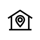general, home, home position, house, location, position svg vector icon