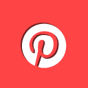 p, pinterest, social icon