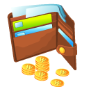 purse,coin icon