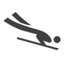 olympic, skeleton svg vector icon