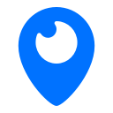 location, navigation, pin, pointer svg vector icon