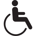 accessible, disability, disable, disabled, handicap, person, wheelchair svg vector icon