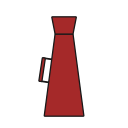 director, film, loud, magephone, making, movie, shout svg vector icon