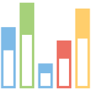 bar, bar chart, business, chart, graph svg vector icon