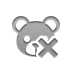 teddy,bear,cross icon