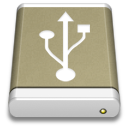 lightbrown,external,drive,usb icon