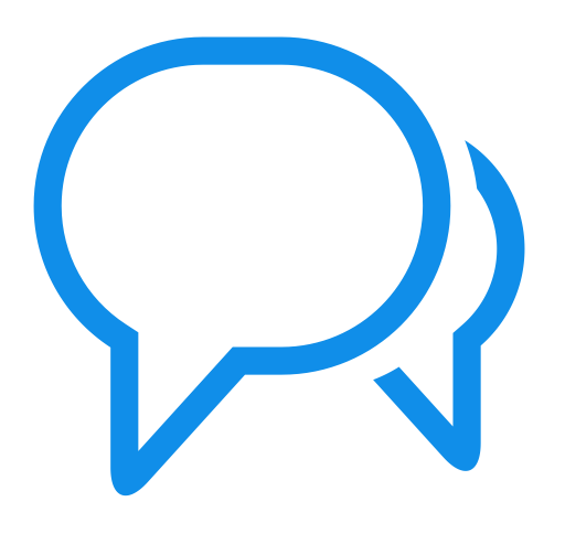 Dialogue svg vector icon