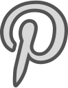 brand, logo, network, pinterest, social svg vector icon