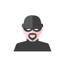 burglar svg vector icon