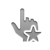 hand,point,star icon