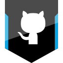 github, shield, social svg vector icon