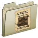 lightbrown,wanted icon