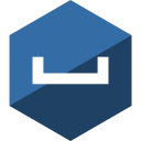 gloss, hexagon, media, my, social, space svg vector icon