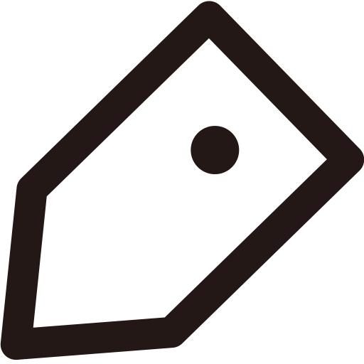 Label svg vector icon