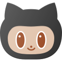 github, logo, media, social svg vector icon