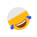 cap, emoji, face, islam, laugh face, muslim, tears of joy svg vector icon