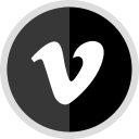 logo, media, online, social, vimeo svg vector icon