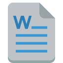 file, word svg vector icon