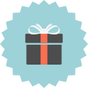 box, gift, gift box, holiday package, present svg vector icon