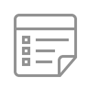 list, note svg vector icon