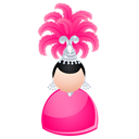 magic,woman,pink,account,person,people,human,user,female,member,profile icon