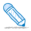 edit, pencil, sketch, sketchy, write svg vector icon