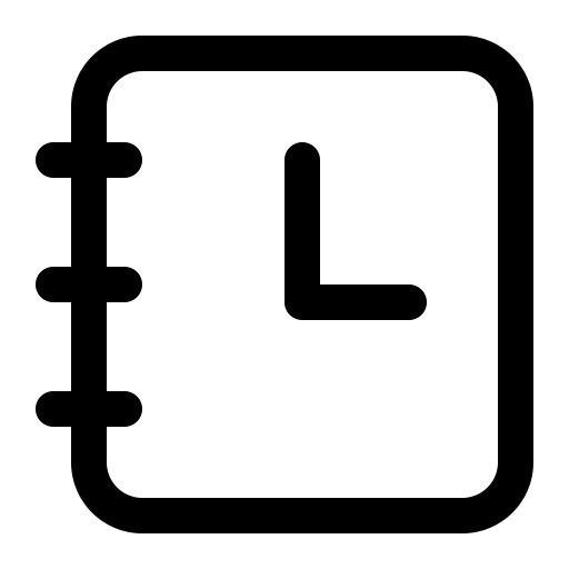 Contact Record svg vector icon