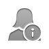user,woman,info icon