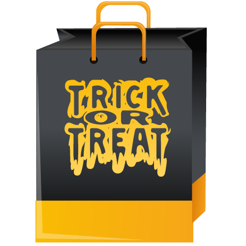 trick,treat,bag icon