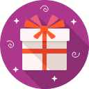 birthday, box, gift, package svg vector icon