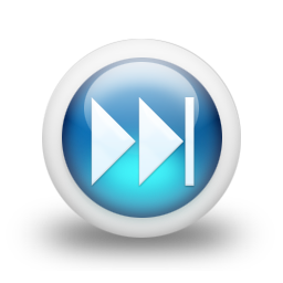 glossy,blue,orb icon