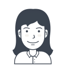 avatar, female, girl, person, user, woman svg vector icon
